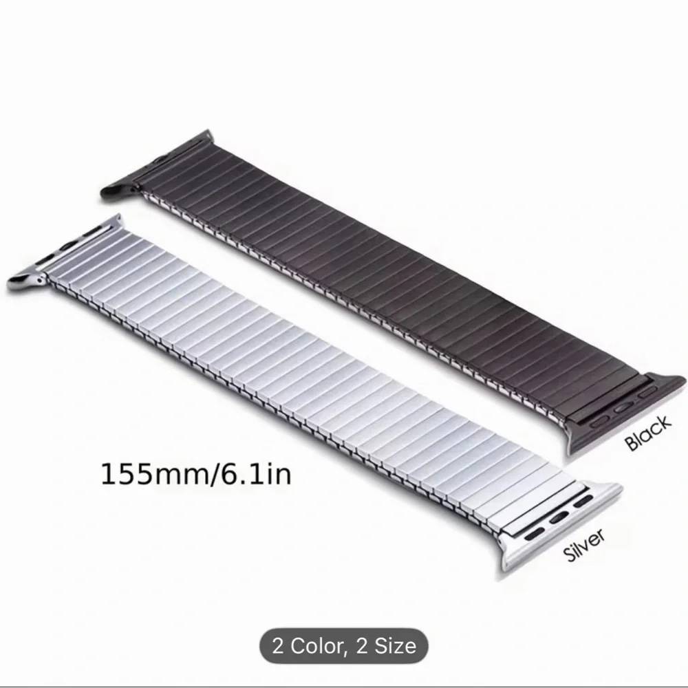 Silver Metal Watch Band for Electronics Wearables
